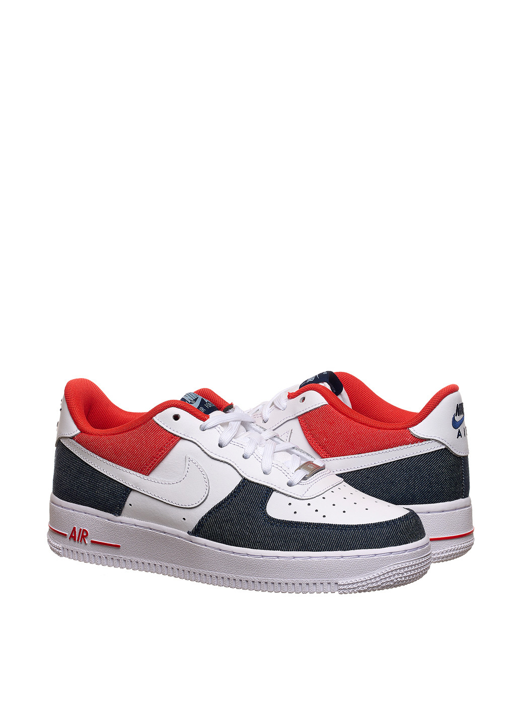 Кольорові кеди air force 1 low lv8 usa (gs) dj5180-100 Nike Air Force 1 Low LV8 USA (GS)