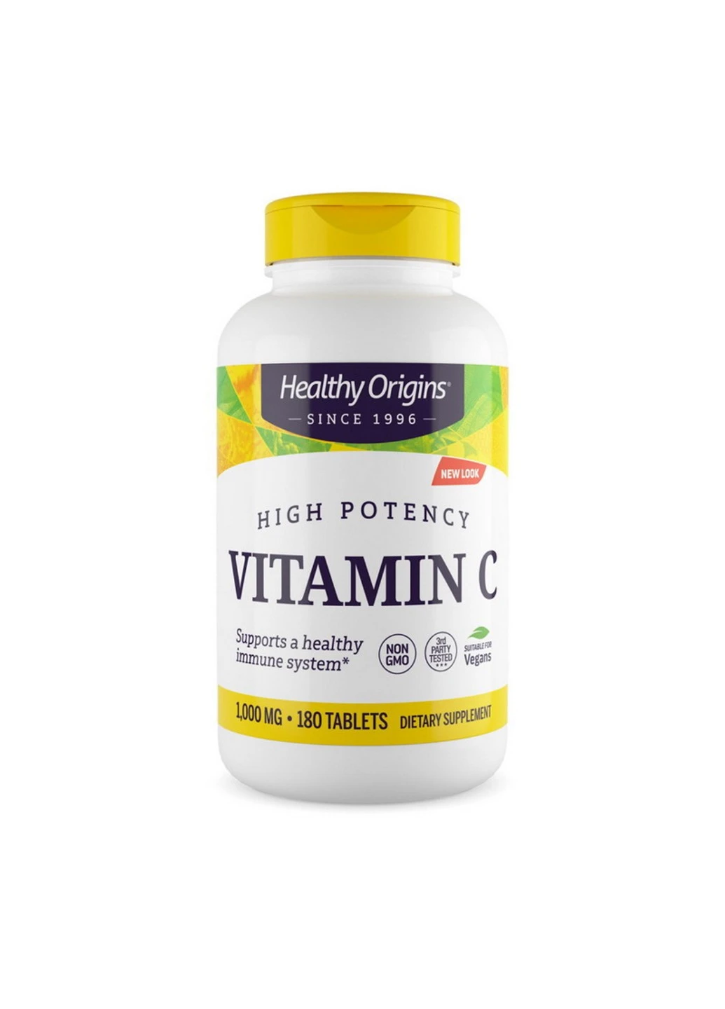 Вітамін C Vitamin C 1000 mg 90 таблеток Healthy Origins (255408136)