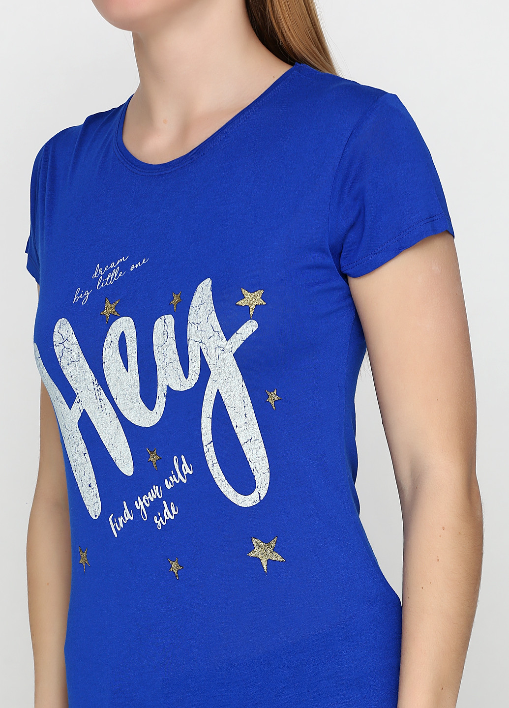 Синяя летняя футболка Keppa