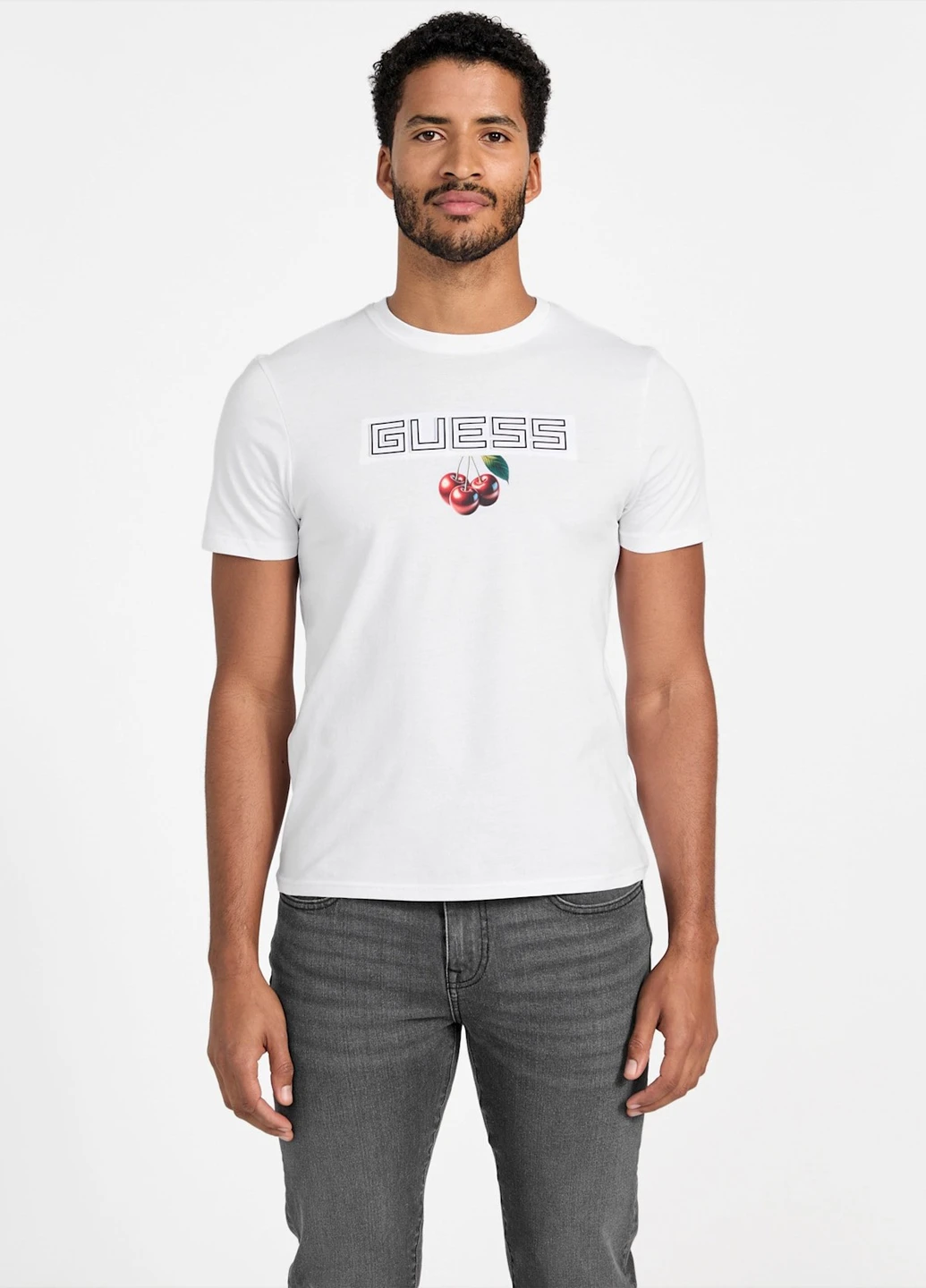 Біла футболка Guess