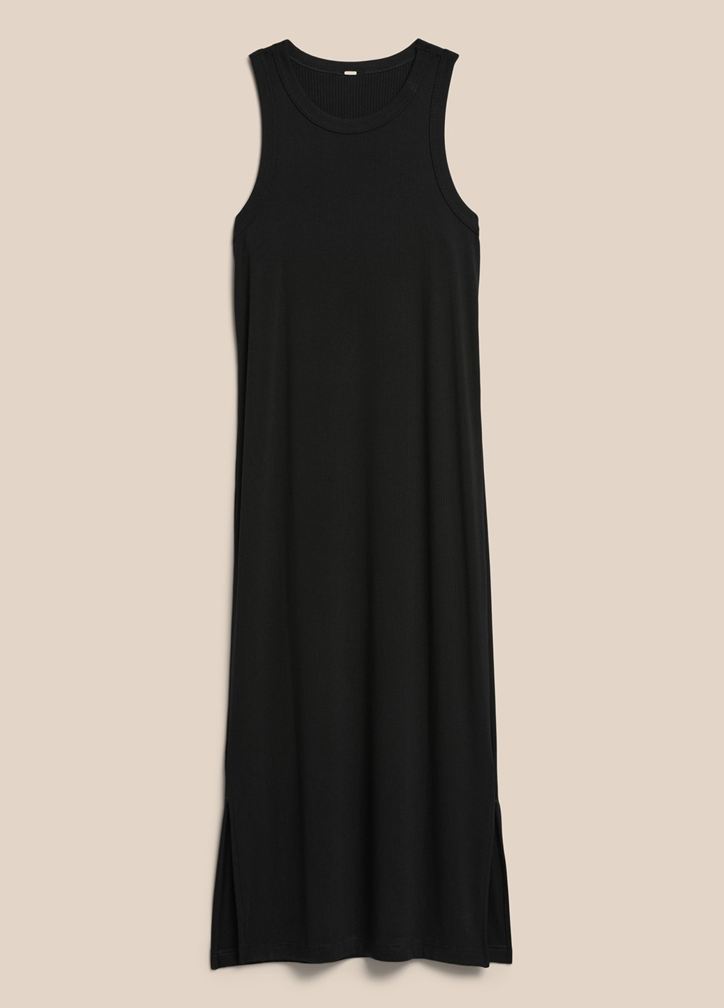 Черное кэжуал платье платье-майка Banana Republic однотонное