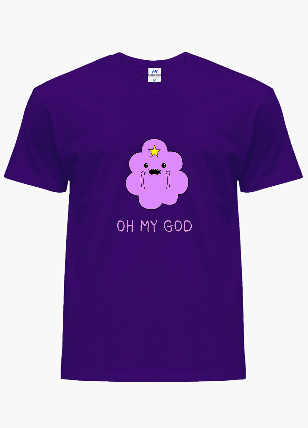 Фіолетова демісезонна футболка дитяча принцеса бубльгум час пригод (adventure time) (9224-1575) MobiPrint