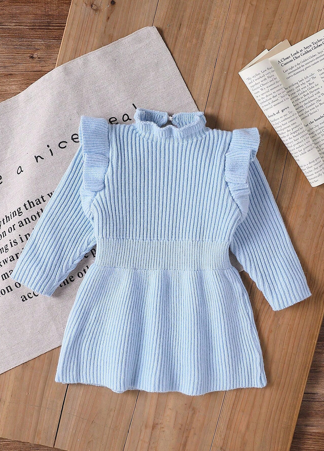 Голубое платье SHEIN (331624221)