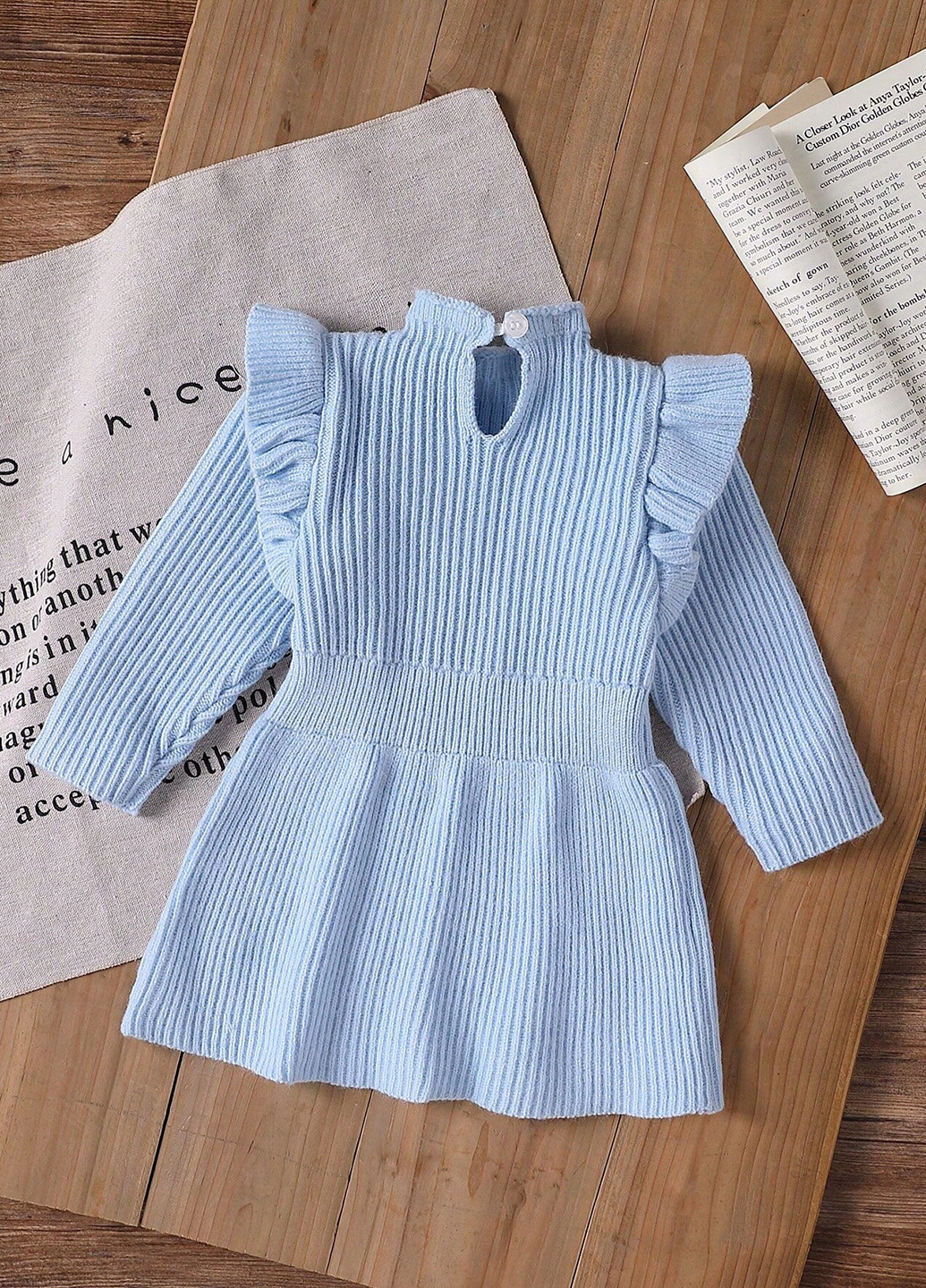 Голубое платье SHEIN (331624221)