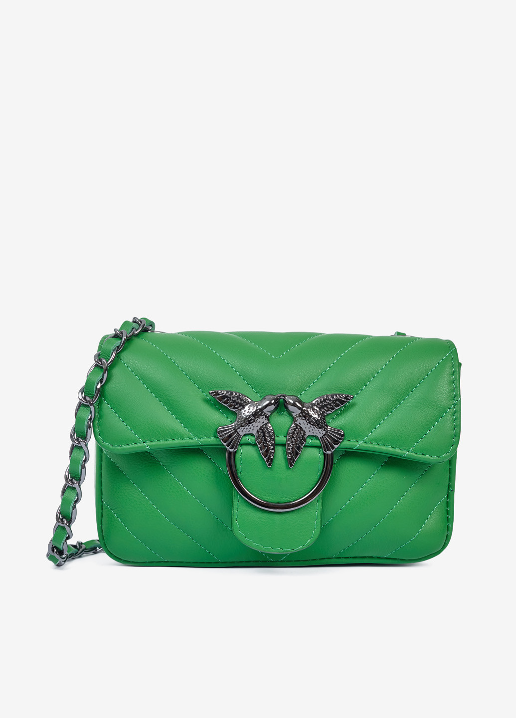 Сумка жіноча на ланцюжках крос-боді середня Сrossbody Nappa Regina Notte (253651102)