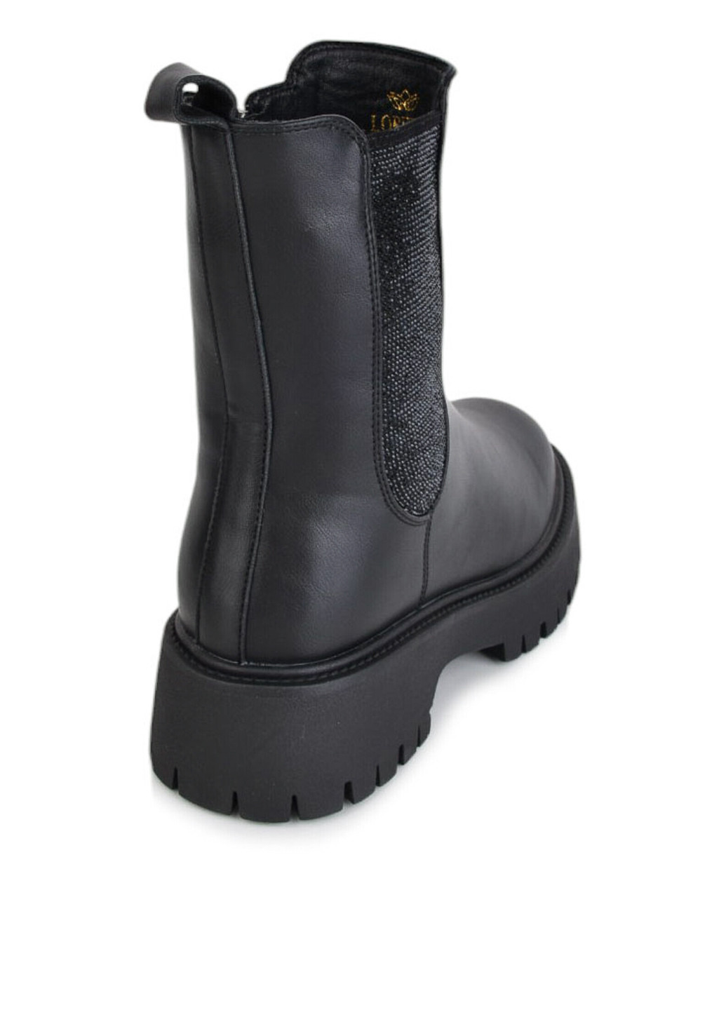 Зимние ботинки Loretta со стразами из искусственной кожи