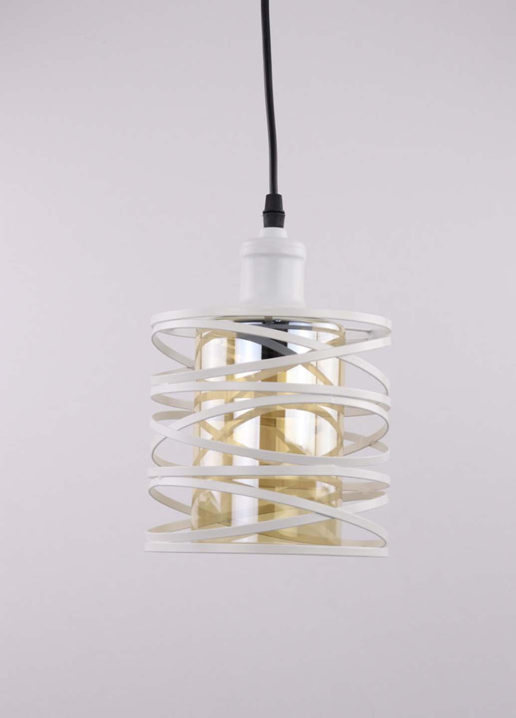 Люстра потолочная подвесная в стиле LOFT (лофт) 12333/1-wh Белый 35х16х16 см. Handmade (234537543)