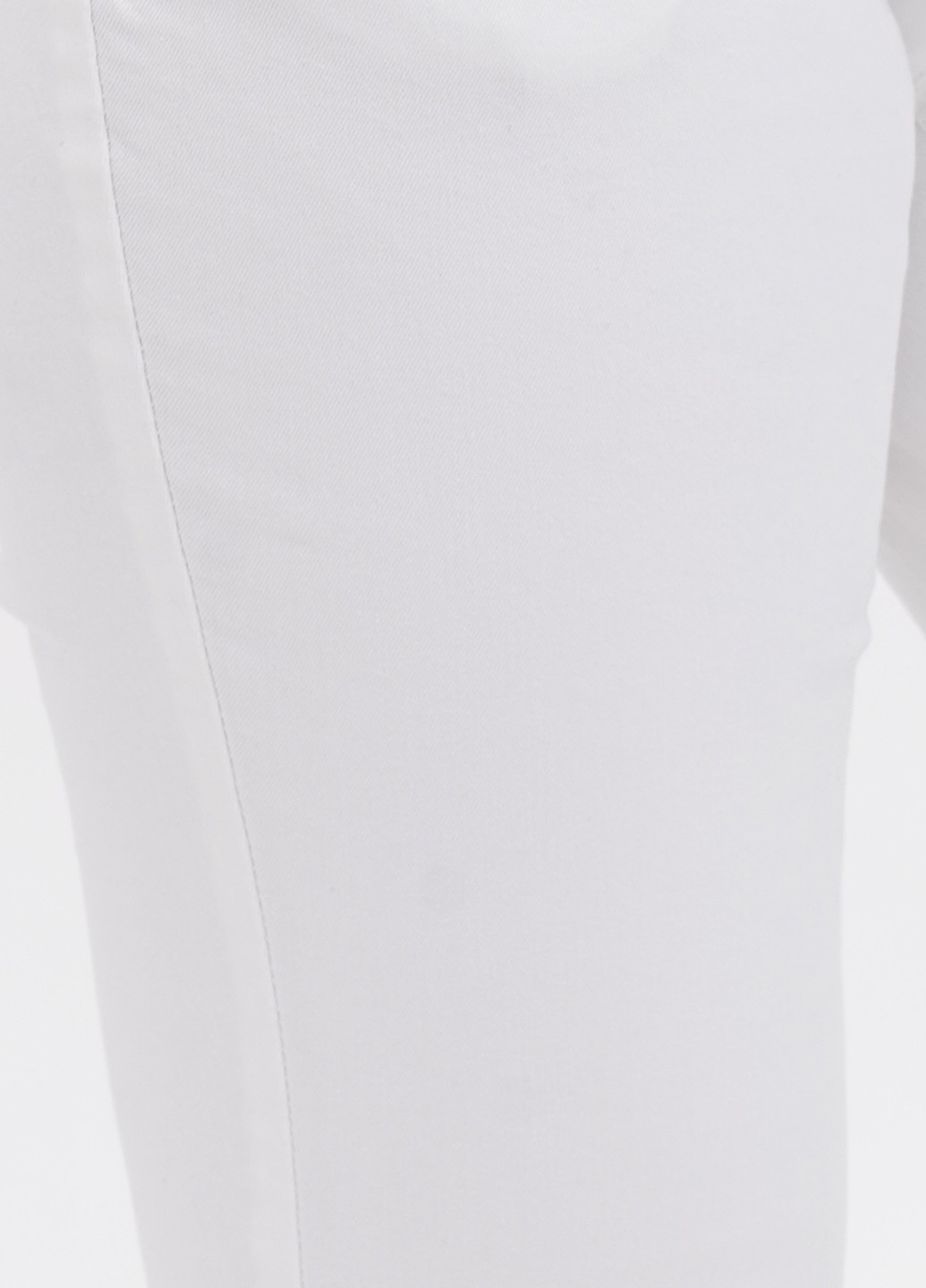 Белые кэжуал демисезонные зауженные брюки Tom Tailor