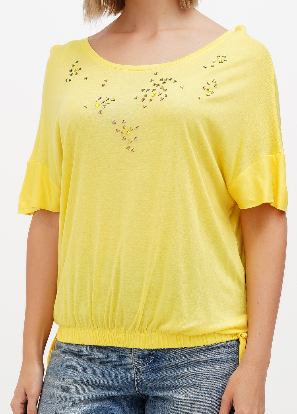 Жовта блуза Sassofono