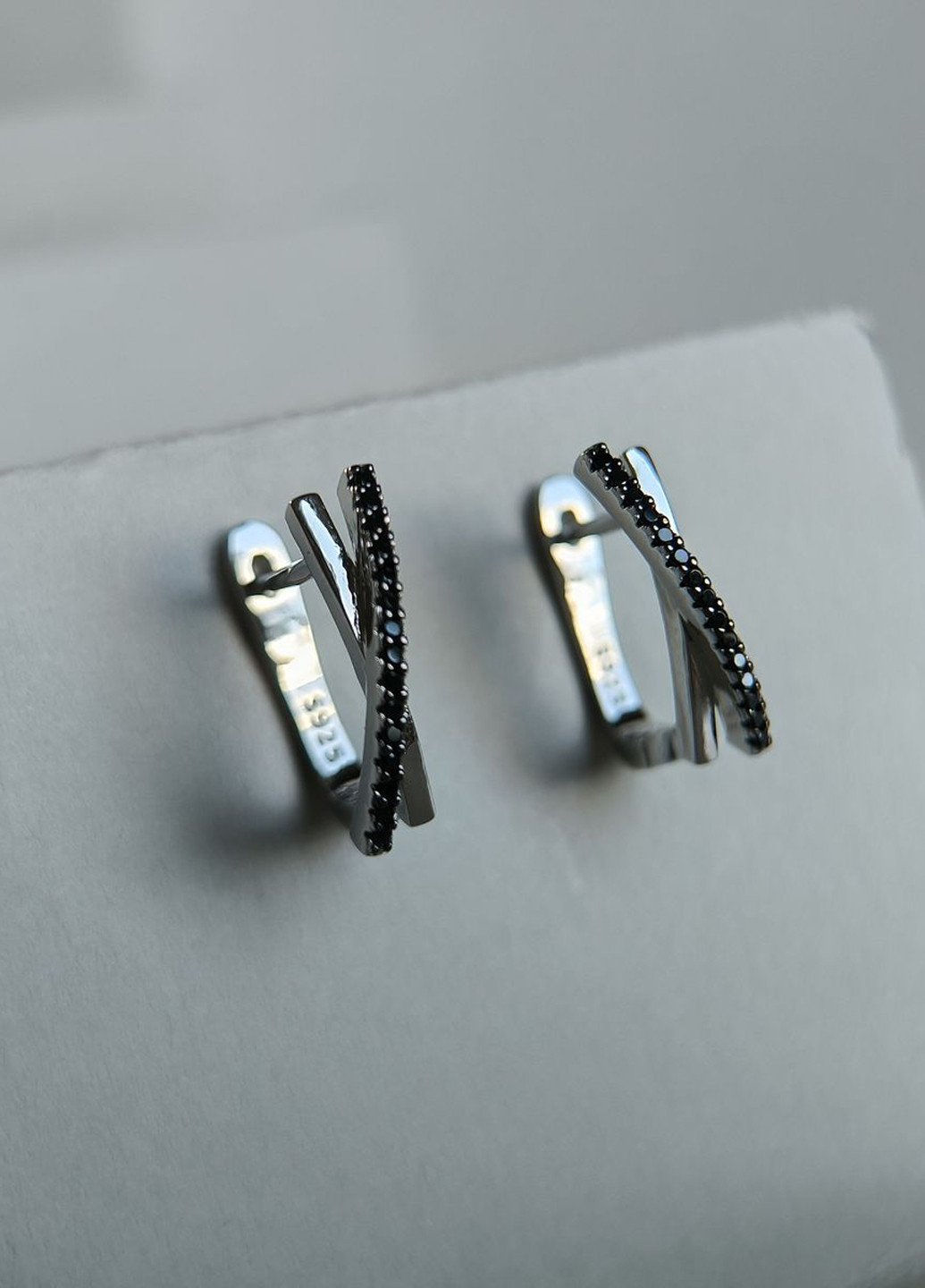 Сережки Silver Flame (350941320)