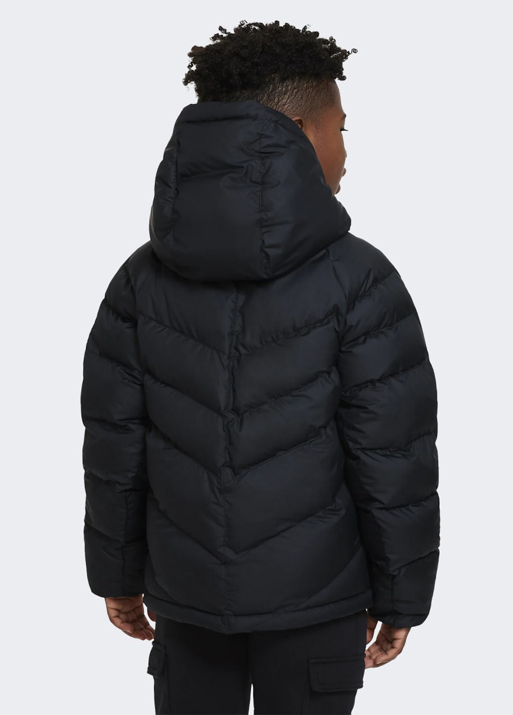 Чорна демісезонна куртка Nike K NSW SYNFL HD JKT