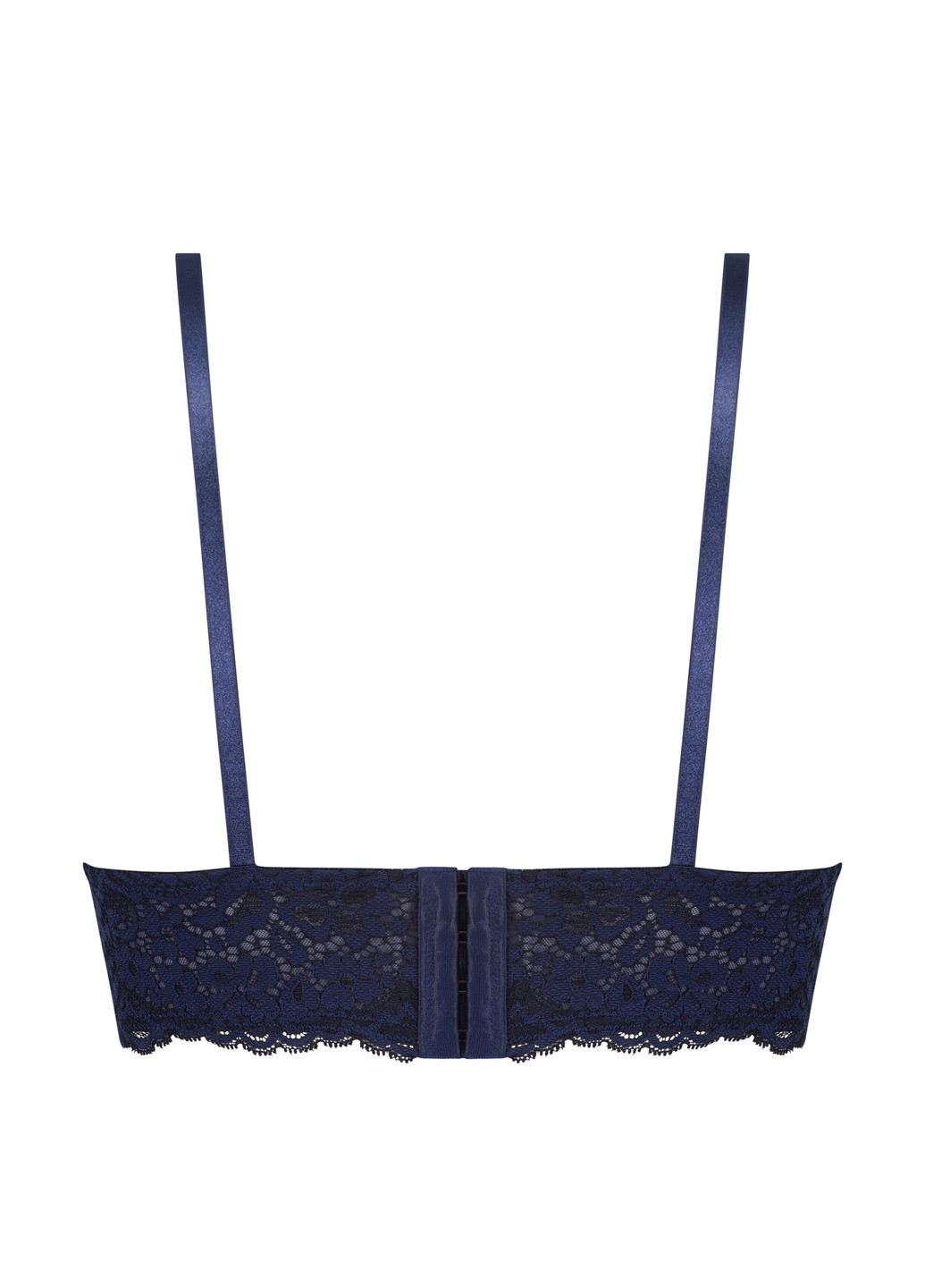 Темно-синій бралетт бюстгальтер Hunkemoller без кісточок поліамід