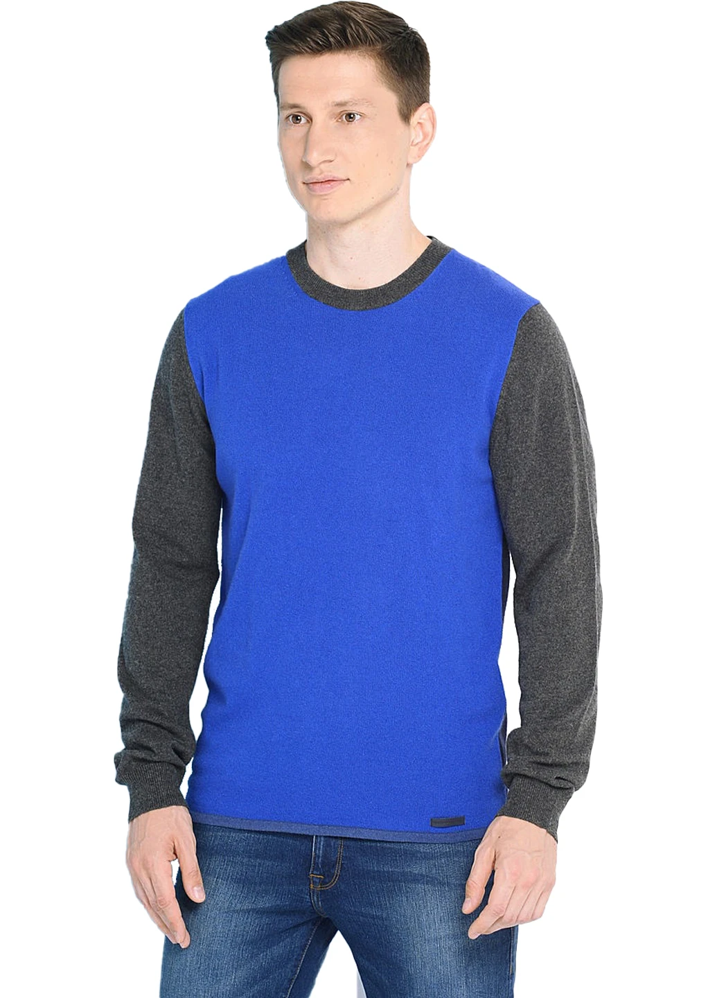 Синий зимний джемпер Trussardi Jeans