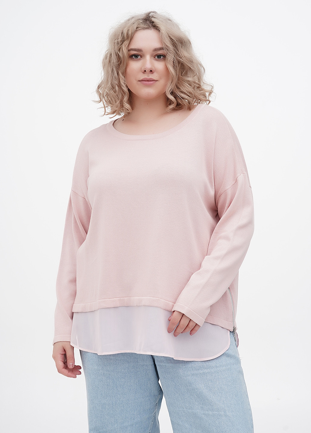 Розовый демисезонный джемпер джемпер Ambria