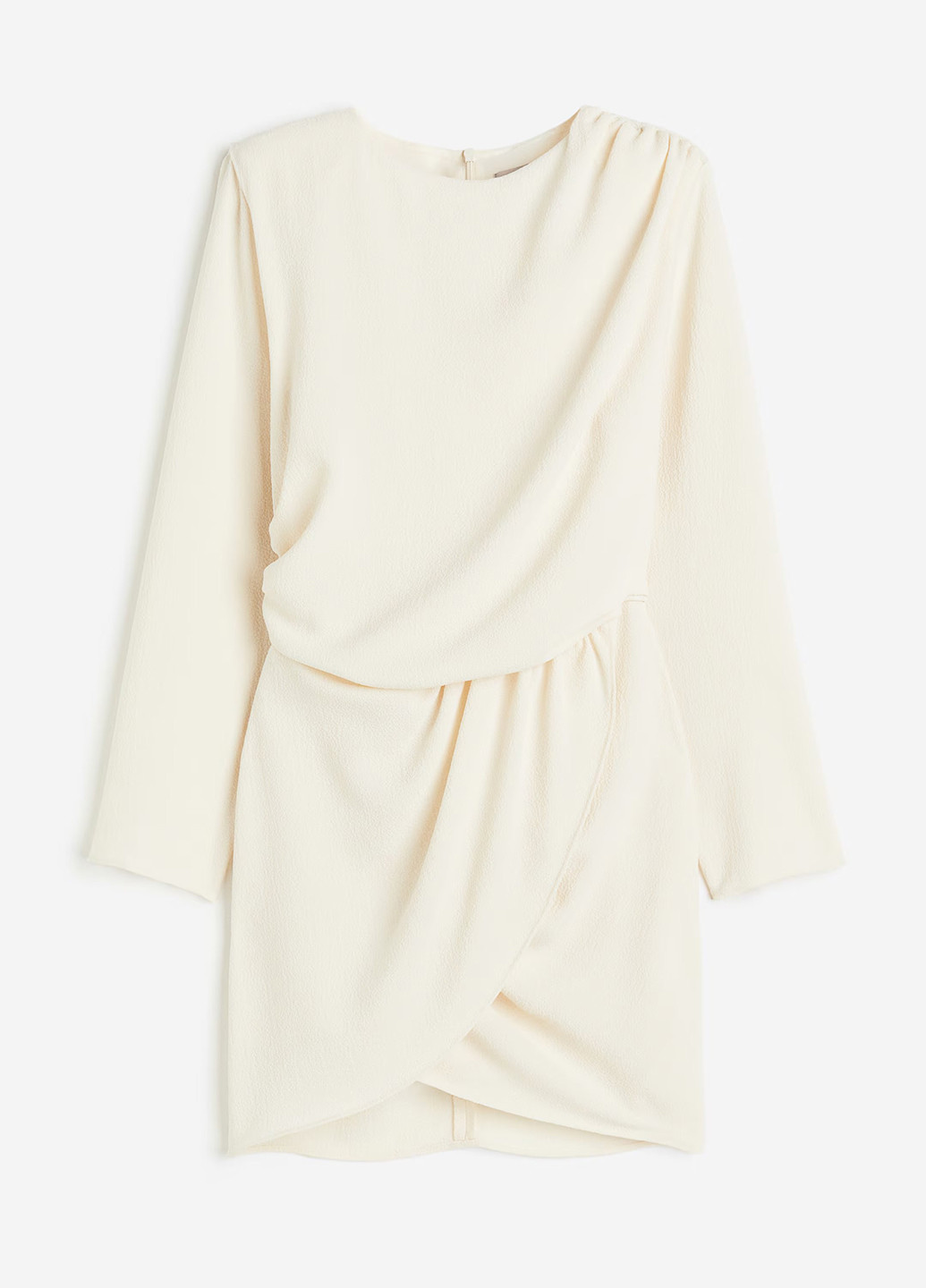 Кремова кежуал сукня а-силует H&M однотонна