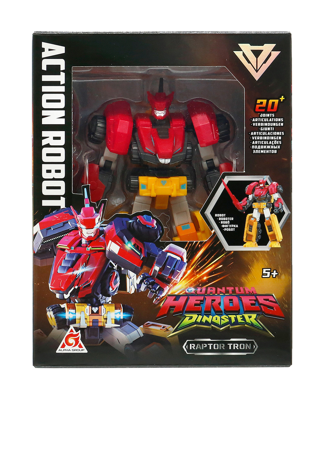 Ігрова фігурка РАПТОР ТРОН, 12,7 см DINOSTER (331737362)