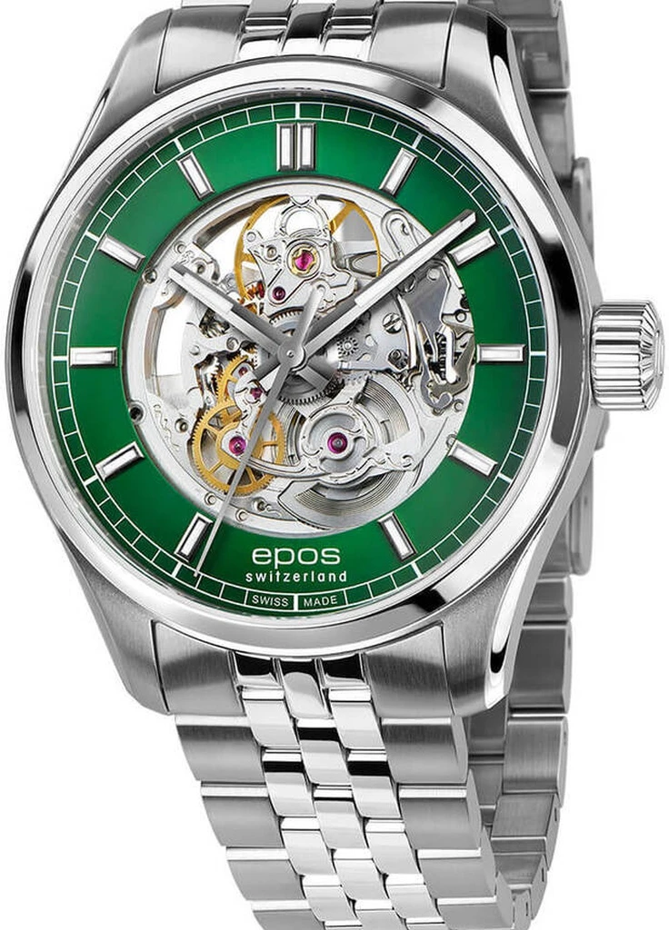 Часы 3501.135.20.13.30 механика с автоподзаводом спортивные Epos (253008475)