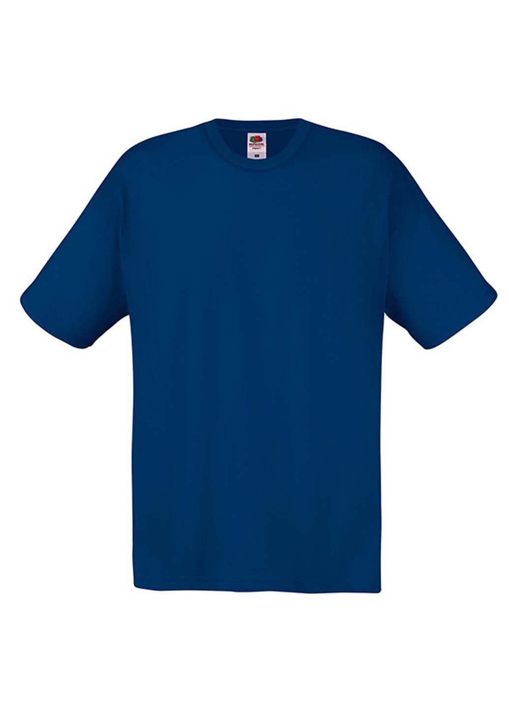Темно-синяя футболка Fruit of the Loom Original T