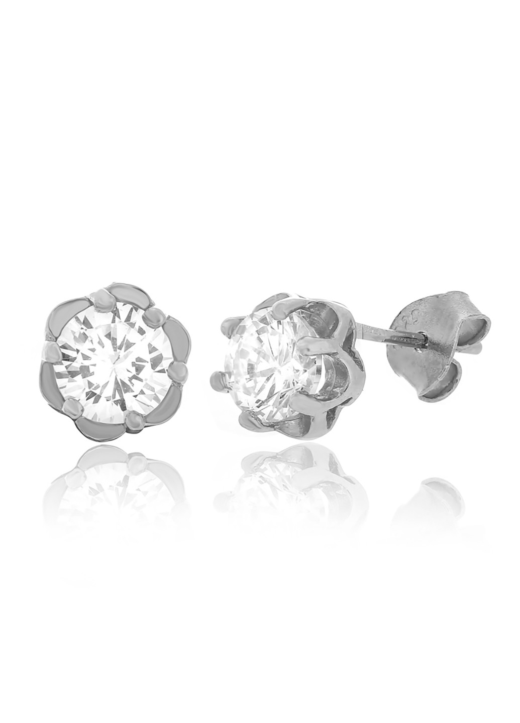 Срібні сережки з фіанітами ск2ф / 414 Silvex925 (201169059)