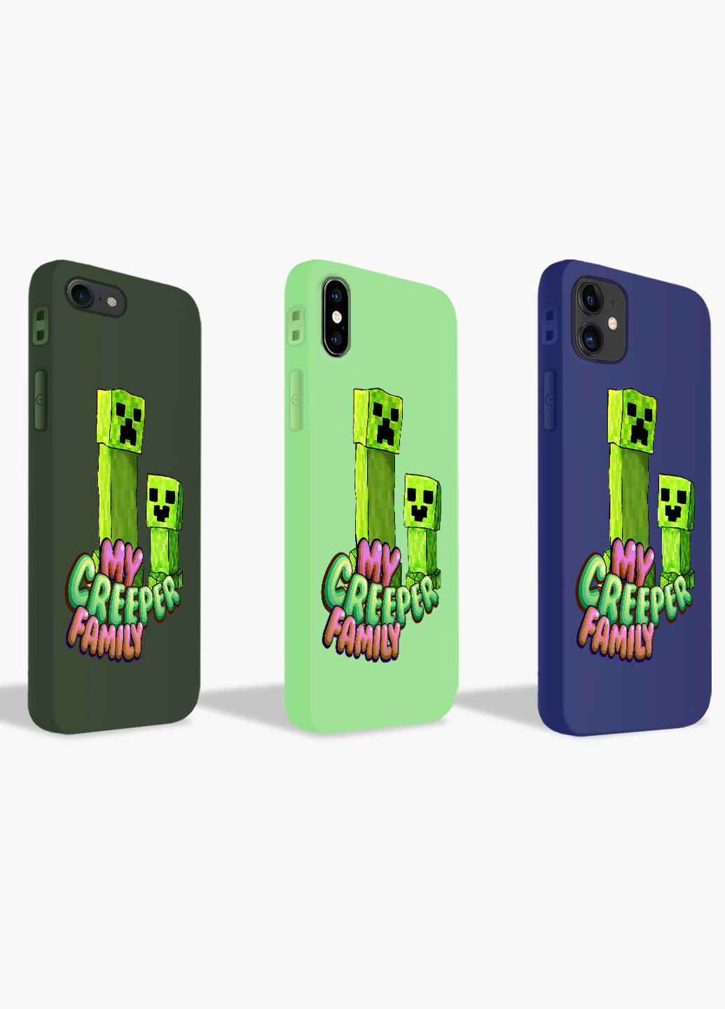 Чехол силиконовый Apple Iphone X Майнкрафт (Minecraft) (6129-1176) MobiPrint (219356687)