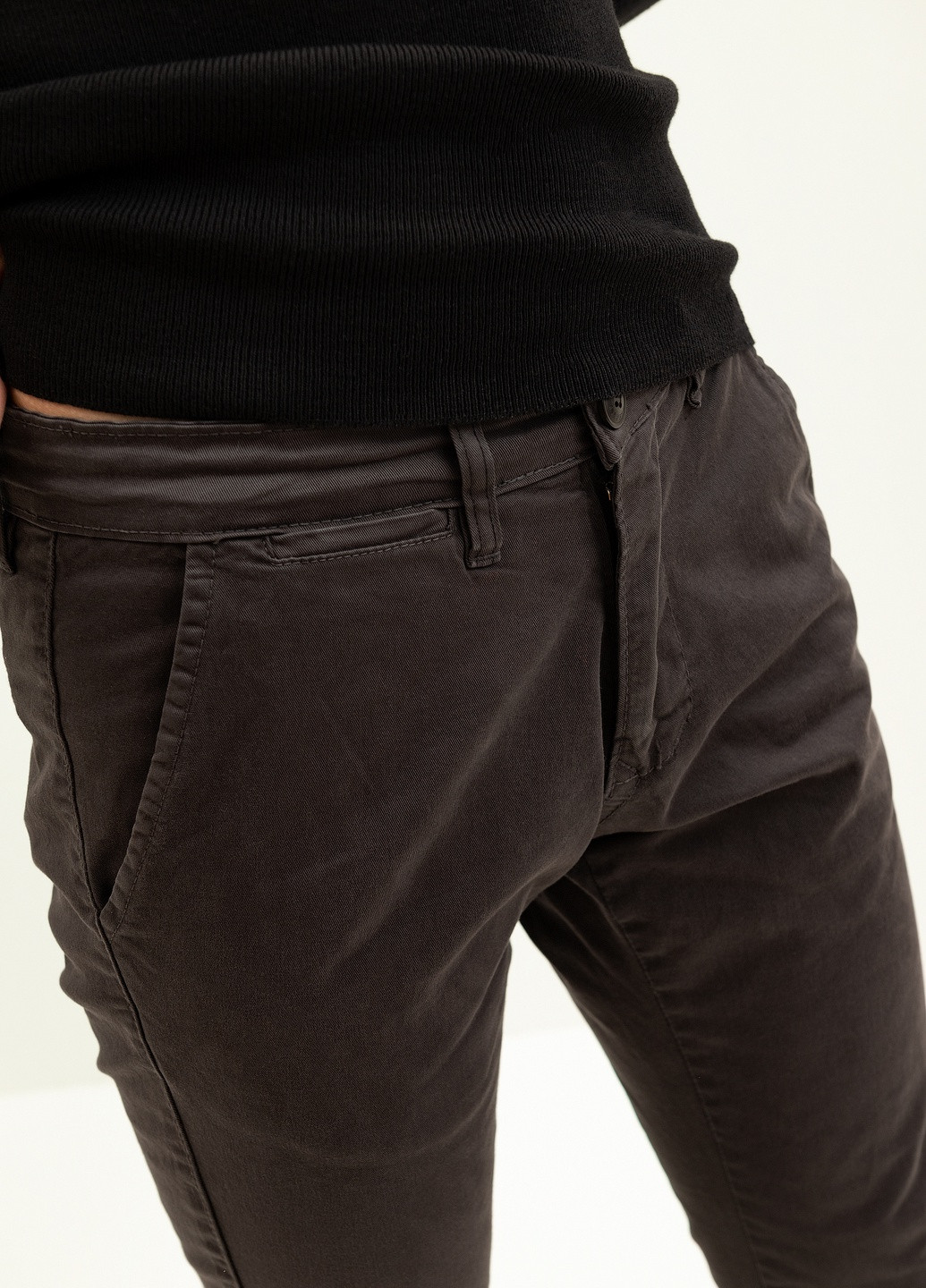 Темно-серые повседневный демисезонные брюки Black zi