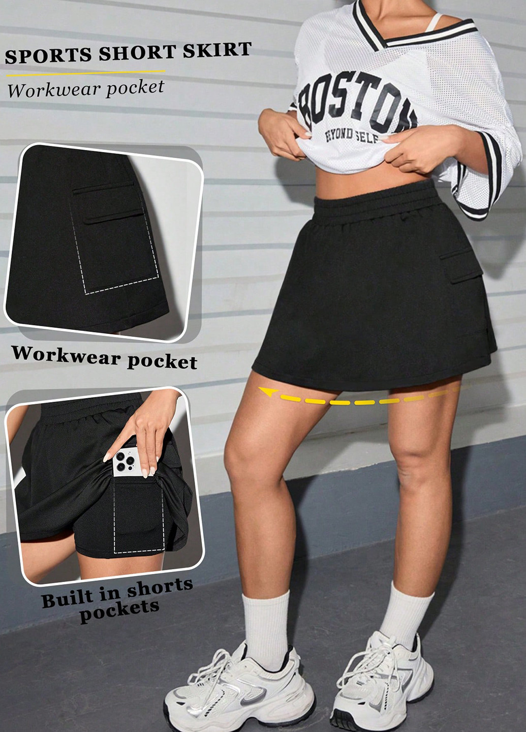 Юбка-шорты SHEIN (347077339)