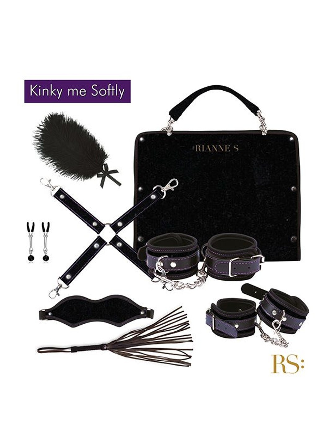 Подарочный набор для BDSM - Kinky Me Softly Black RIANNE S (252383242)