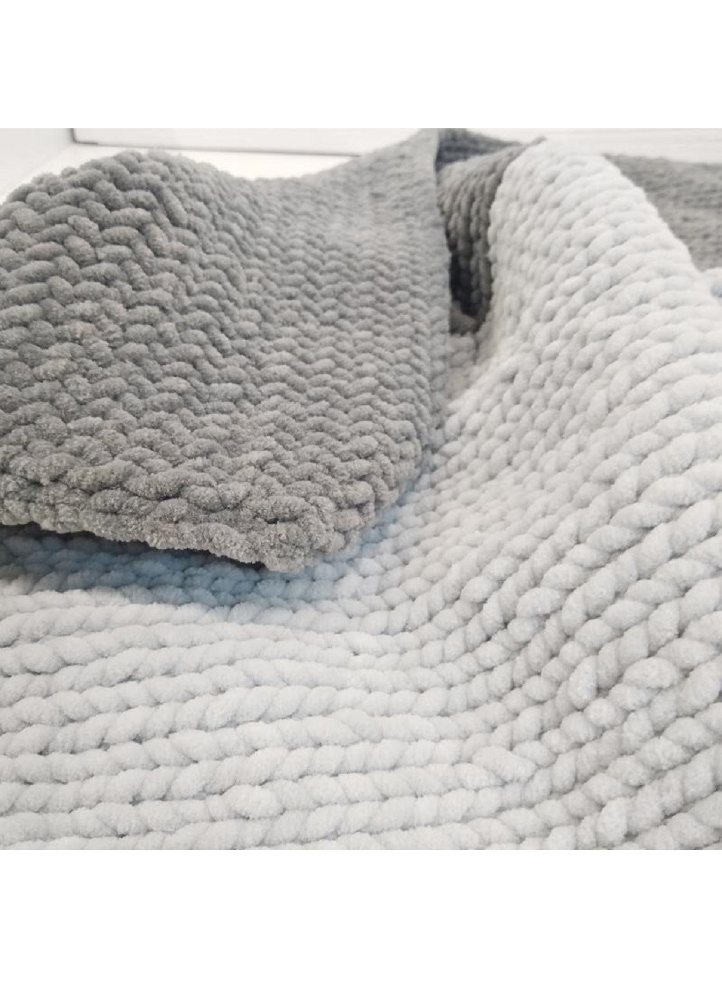 Дитячий плюшевий плед покривало гіпоалергенний середня в’язка для коляски ліжечка ручної роботи 90х70 см (23566-Нов) Francesco Marconi (251848118)