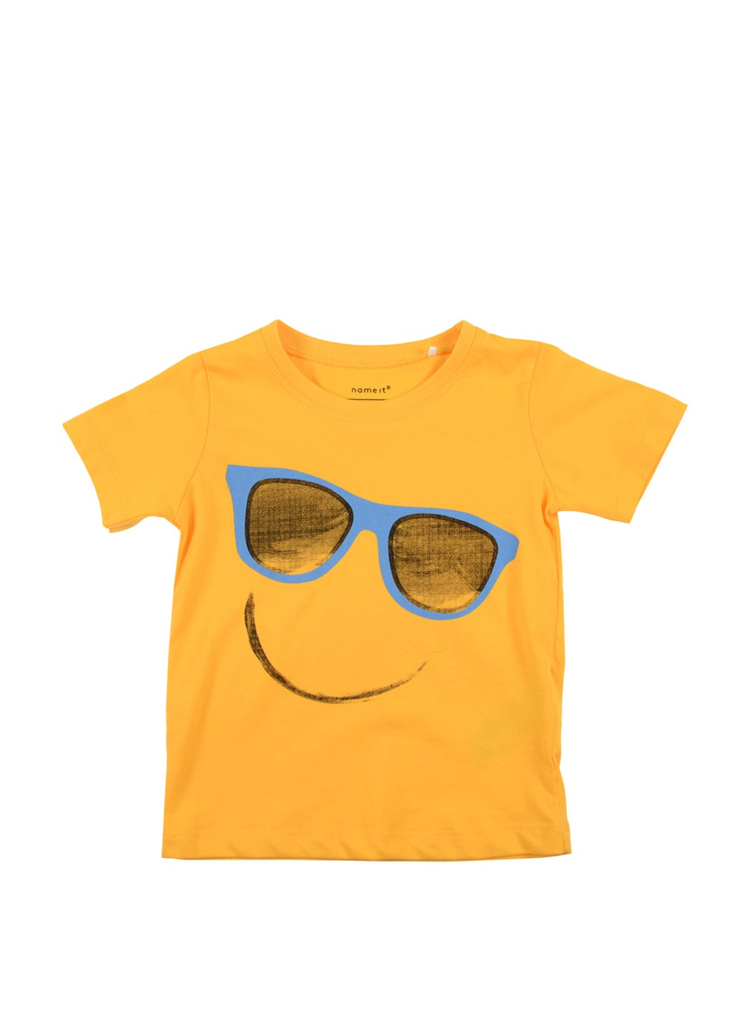 Жовта літня футболка з коротким рукавом Name it
