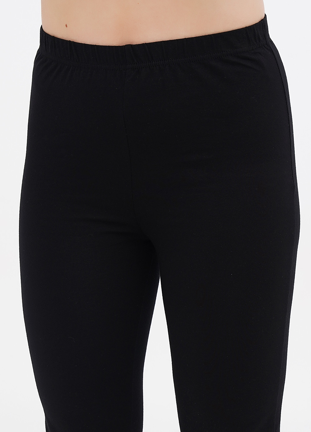 Черные демисезонные леггинсы Waschepur