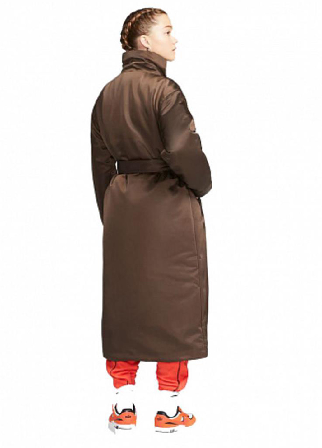 Коричнева демісезонна куртка dx1799-237 Nike W NSW SYN PARKA TREND