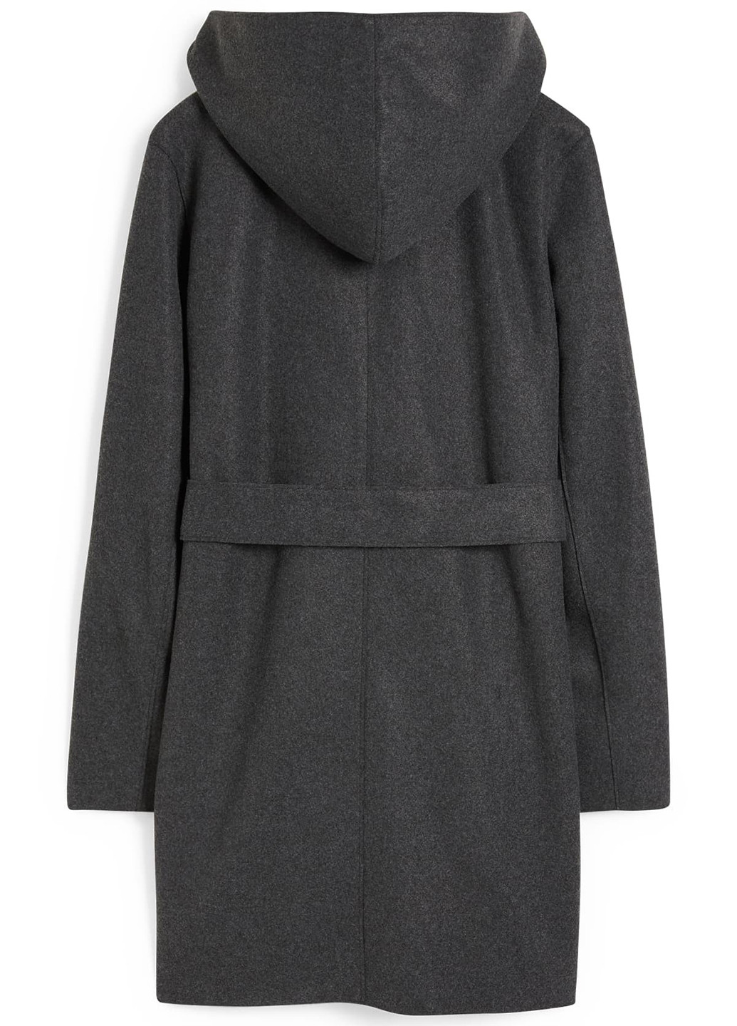 Темно-сіре демісезонне Пальто однобортне C&A