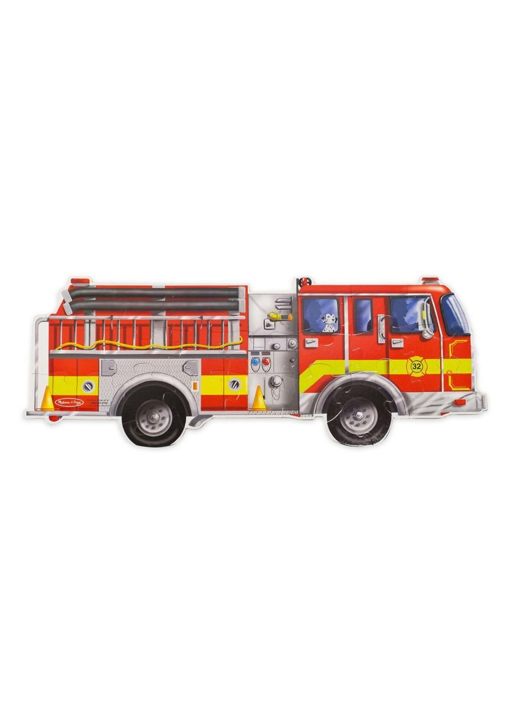 Пазл Мега "Велика пожежна машина", 24 елементи (MD10436) Melissa&Doug (249984617)