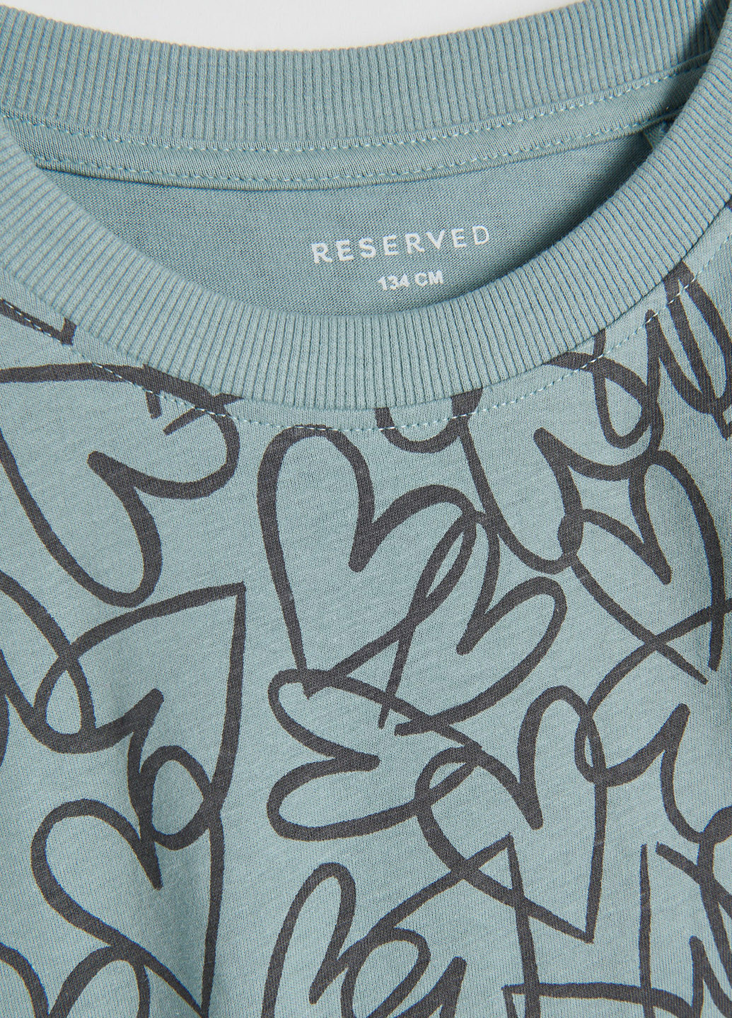 Блакитна літня футболка Reserved