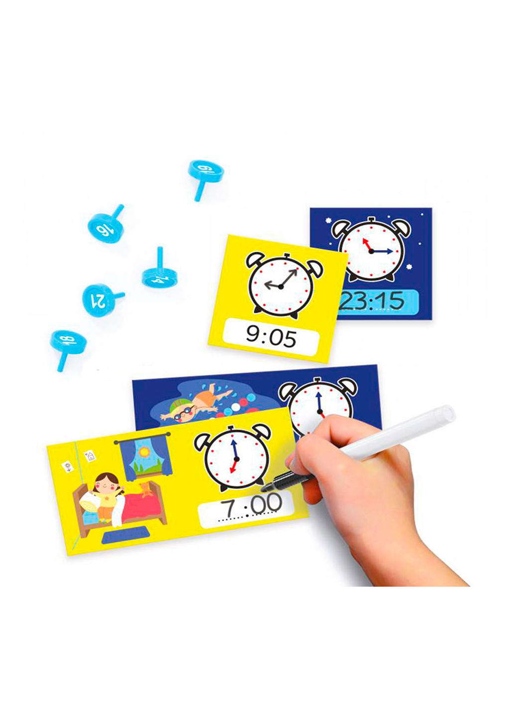 Навчальний ігровий набір серії "Paly Montessori" - Перший годинник Quercetti (196665950)