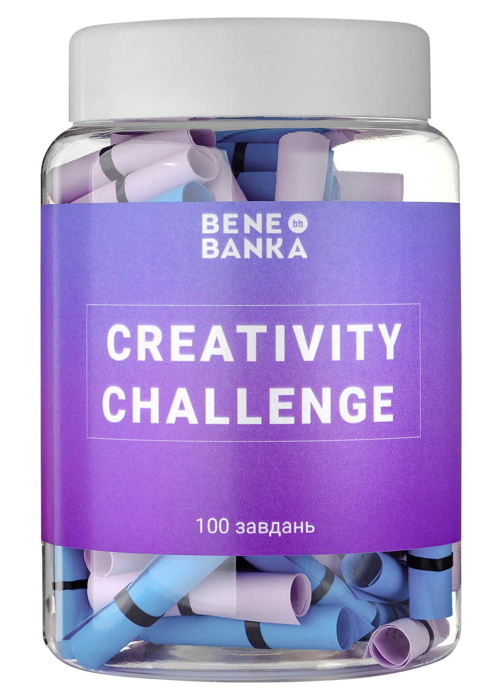 Баночка с заданиями "Creativity Challenge" украинский язык Bene Banka (200653597)