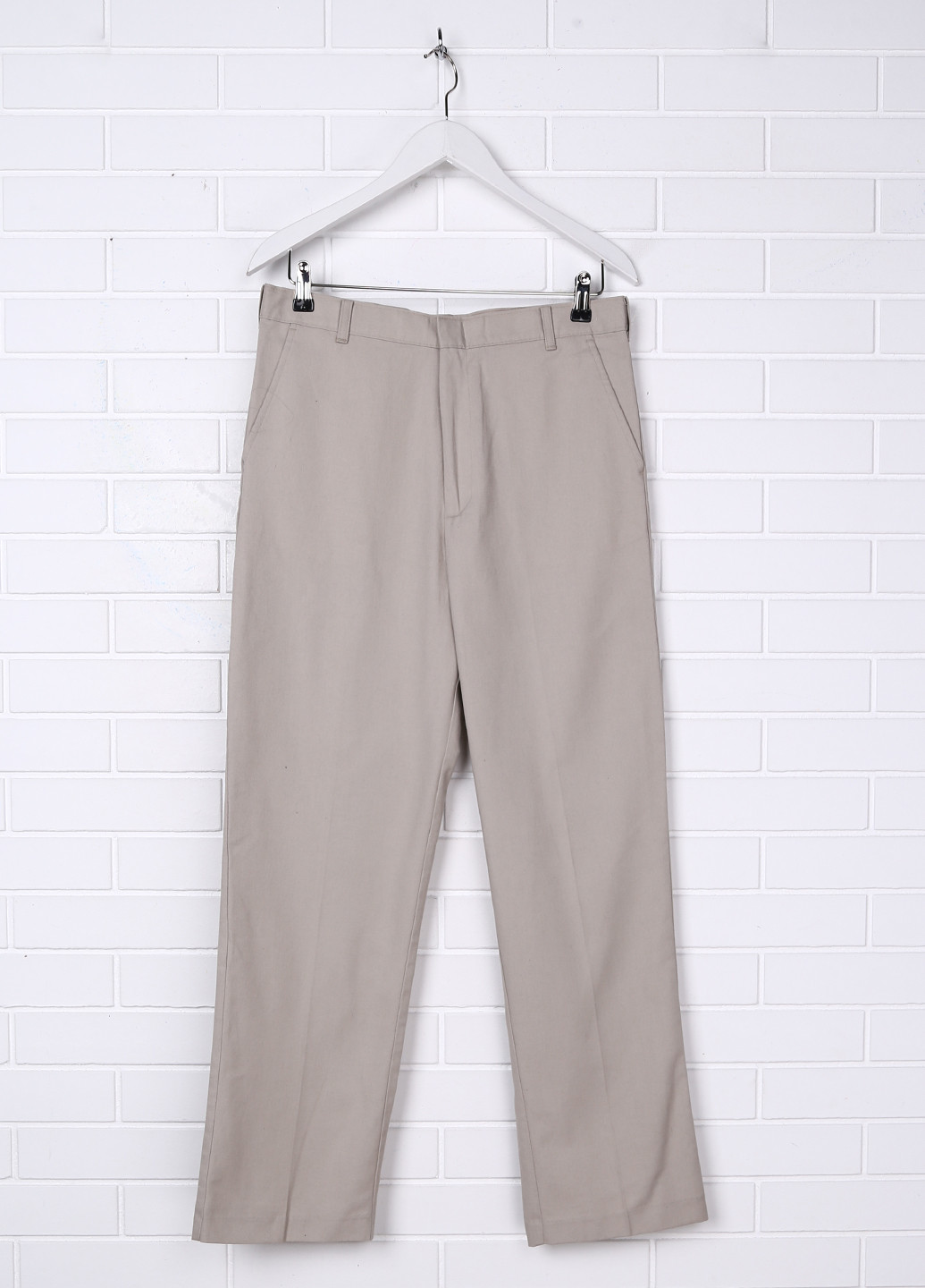 Светло-серые кэжуал демисезонные брюки со средней талией George