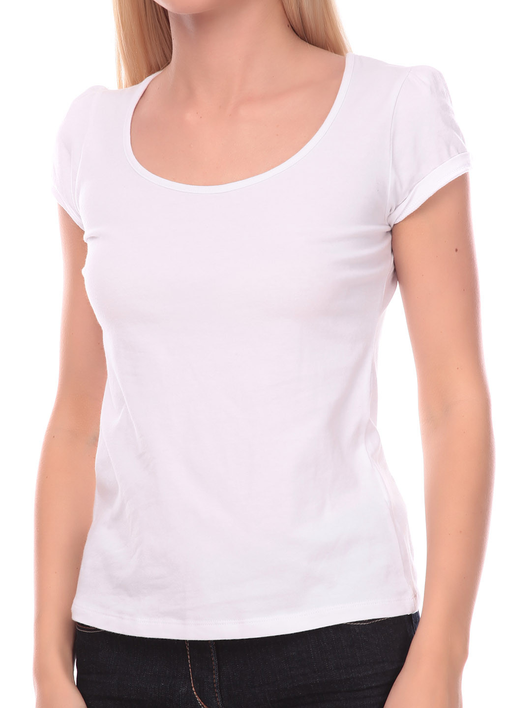 Белая летняя футболка с коротким рукавом Patrice Breal