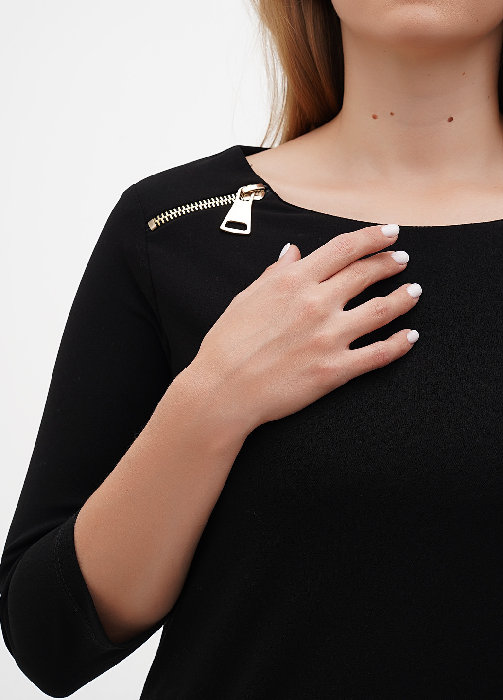 Черное кэжуал платье Artigli однотонное