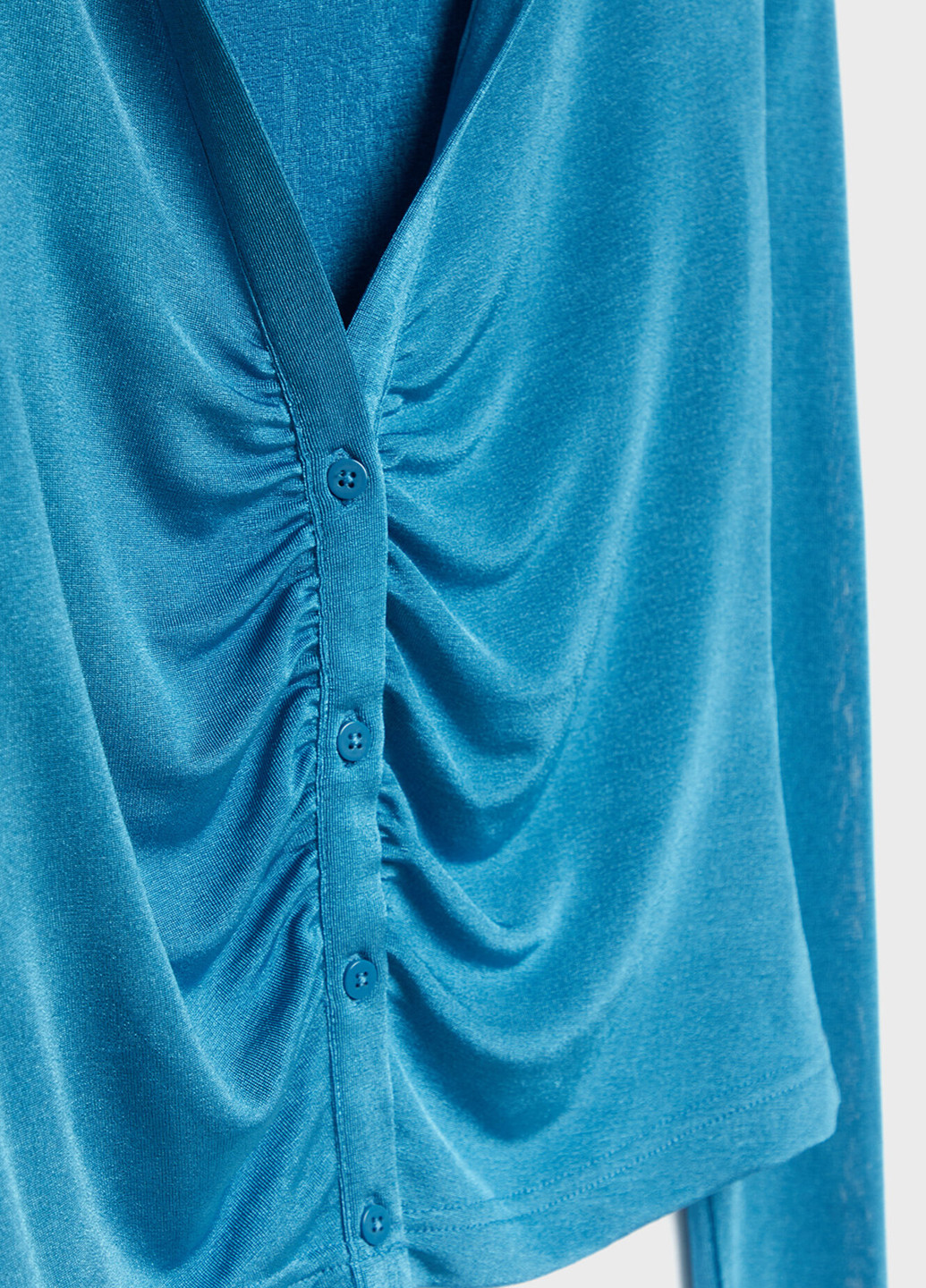 Голубая блуза Stradivarius