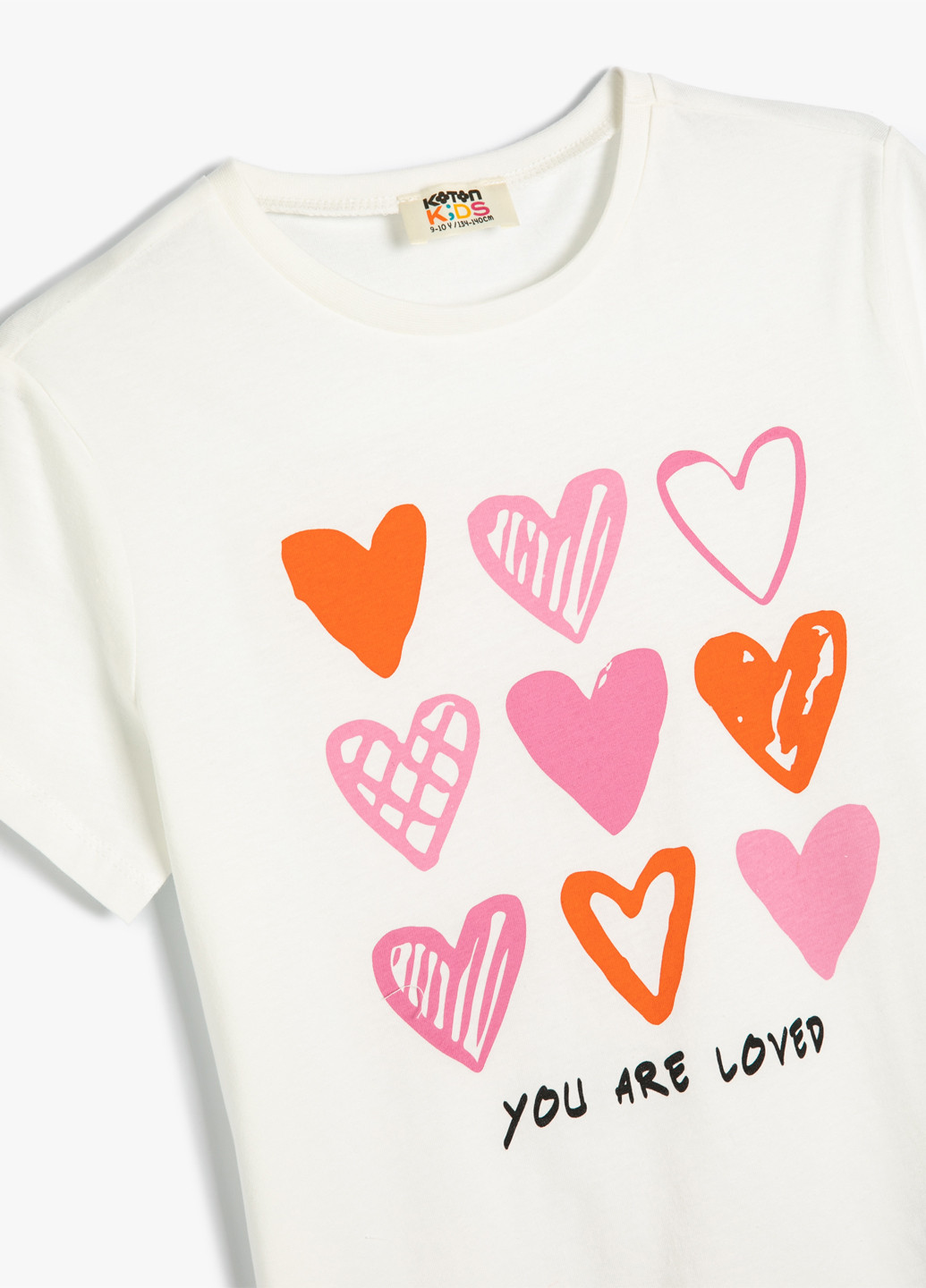 Молочная летняя футболка KOTON