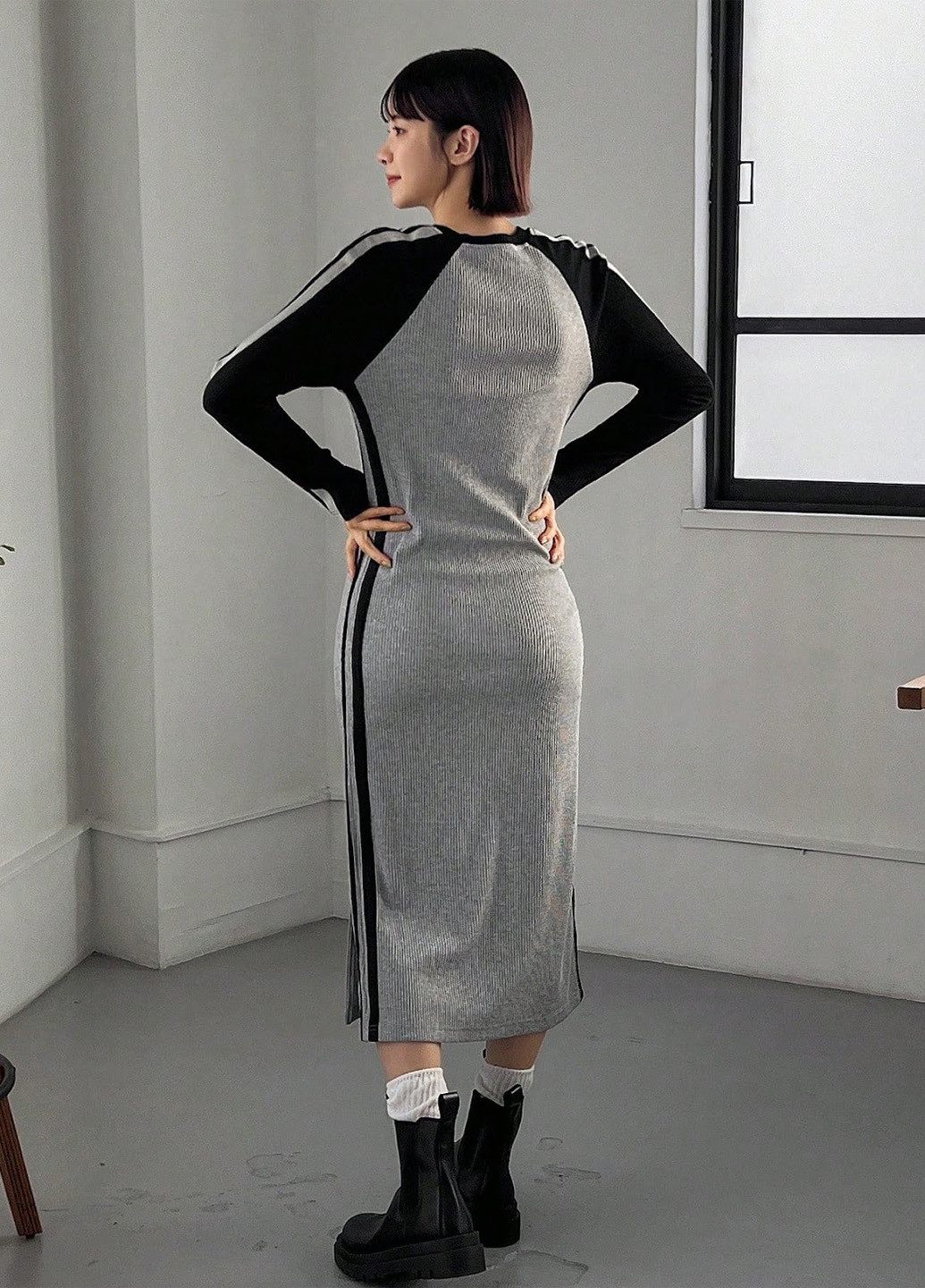 Комбінована спортивна, кежуал сукня SHEIN колор блок