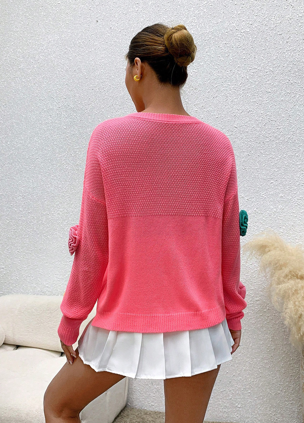 Рожевий демісезонний джемпер джемпер SHEIN