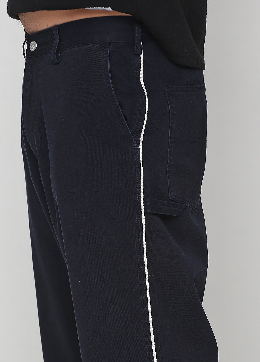 Темно-синие кэжуал демисезонные со средней талией брюки Ralph Lauren