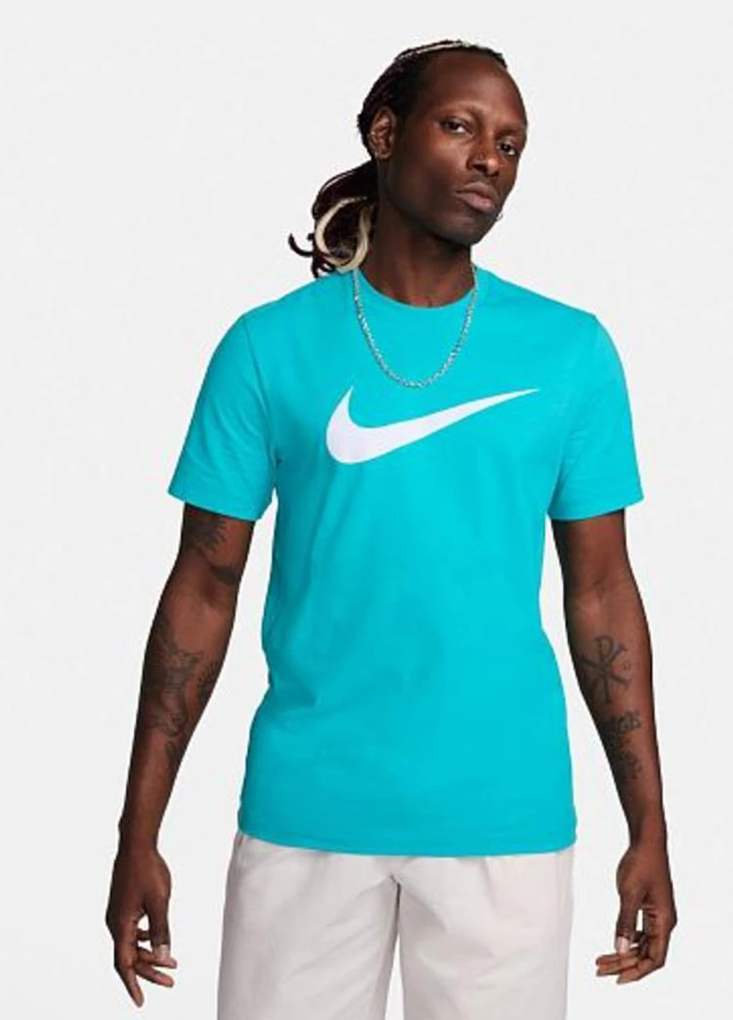 Блакитна футболка dc5094-345 Nike Sportswear Swoosh T-Shirt Light