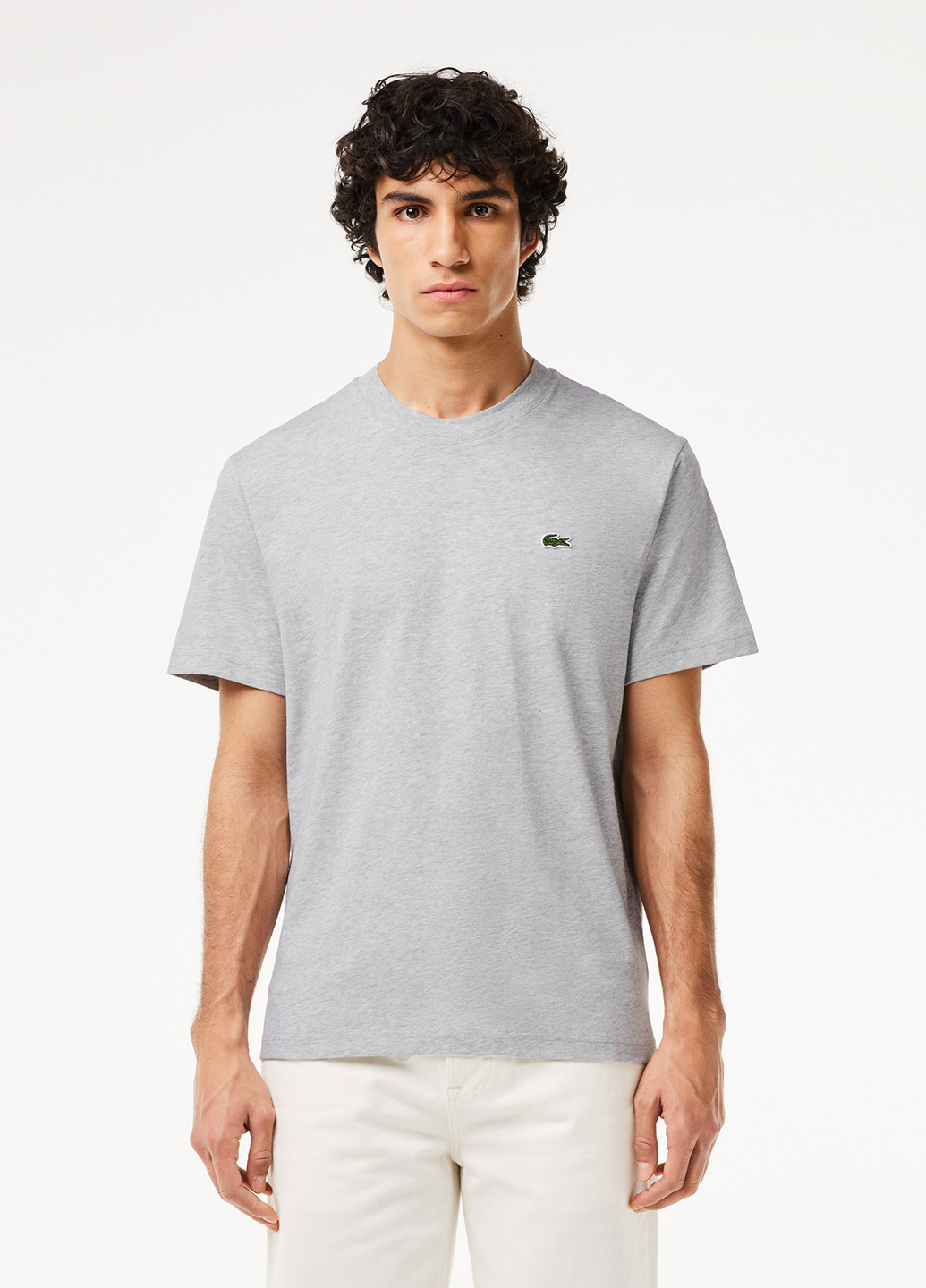 Серая футболка Lacoste