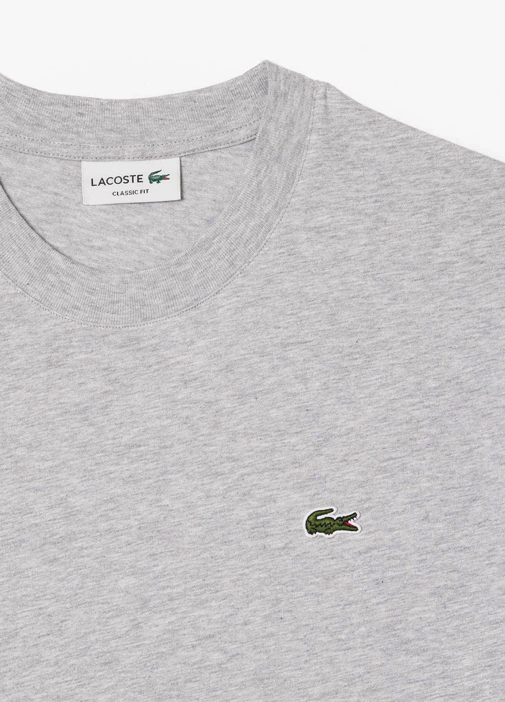 Серая футболка Lacoste