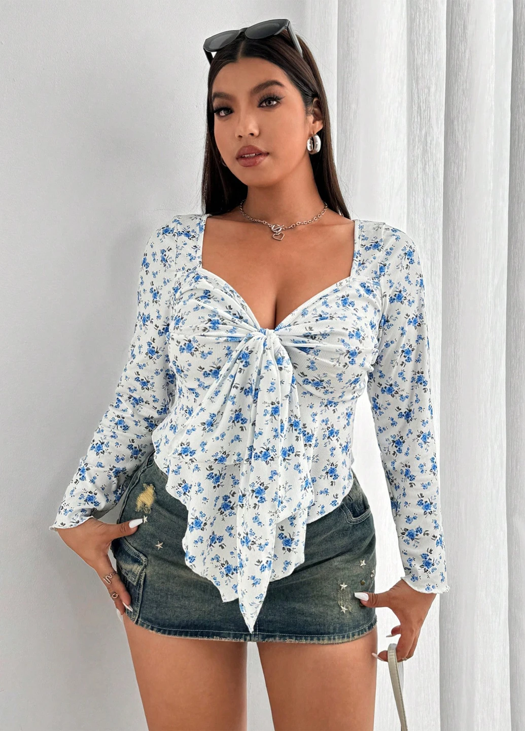Біла блуза SHEIN