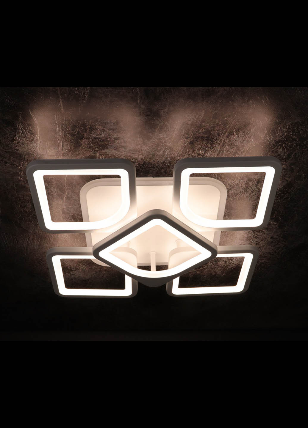 Люстра потолочная LED с пультом A2281/4+1S-RGB-wh Белый 11х40х40 см. Handmade (234539958)