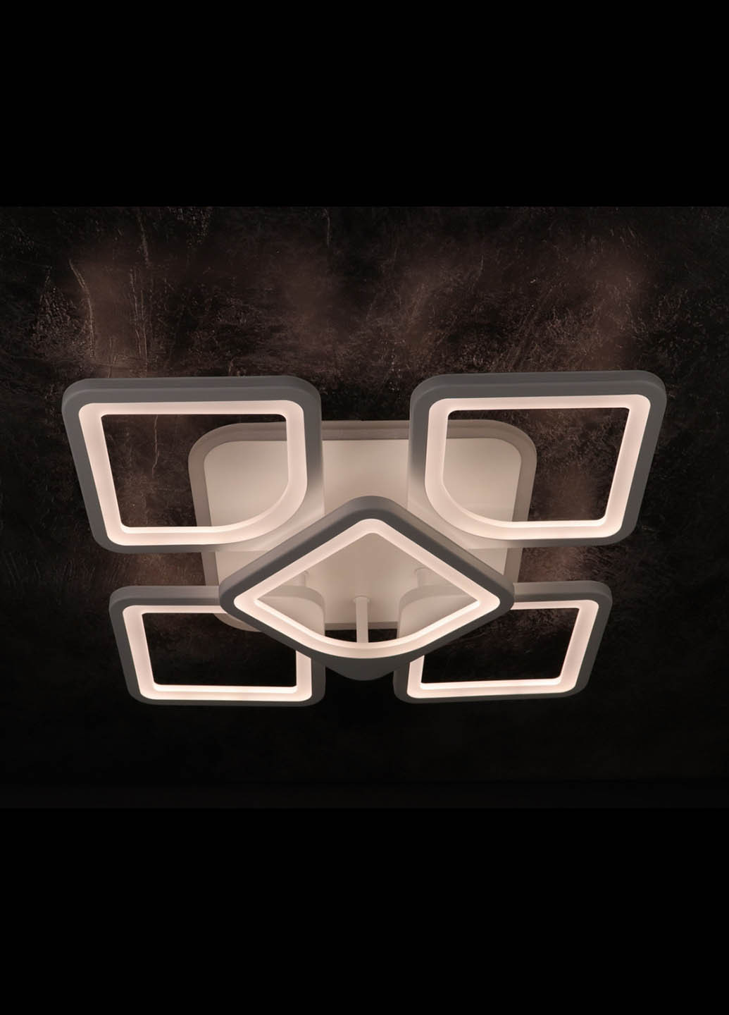 Люстра потолочная LED с пультом A2281/4+1S-RGB-wh Белый 11х40х40 см. Handmade (234539958)